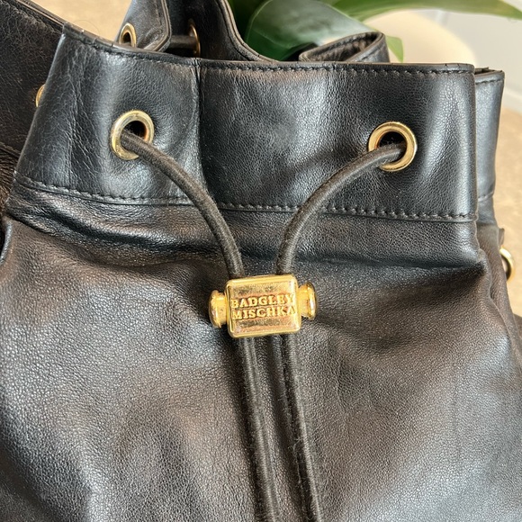 BADGLEY MISCHKA Black Leather Bag - Picture 2 of 16